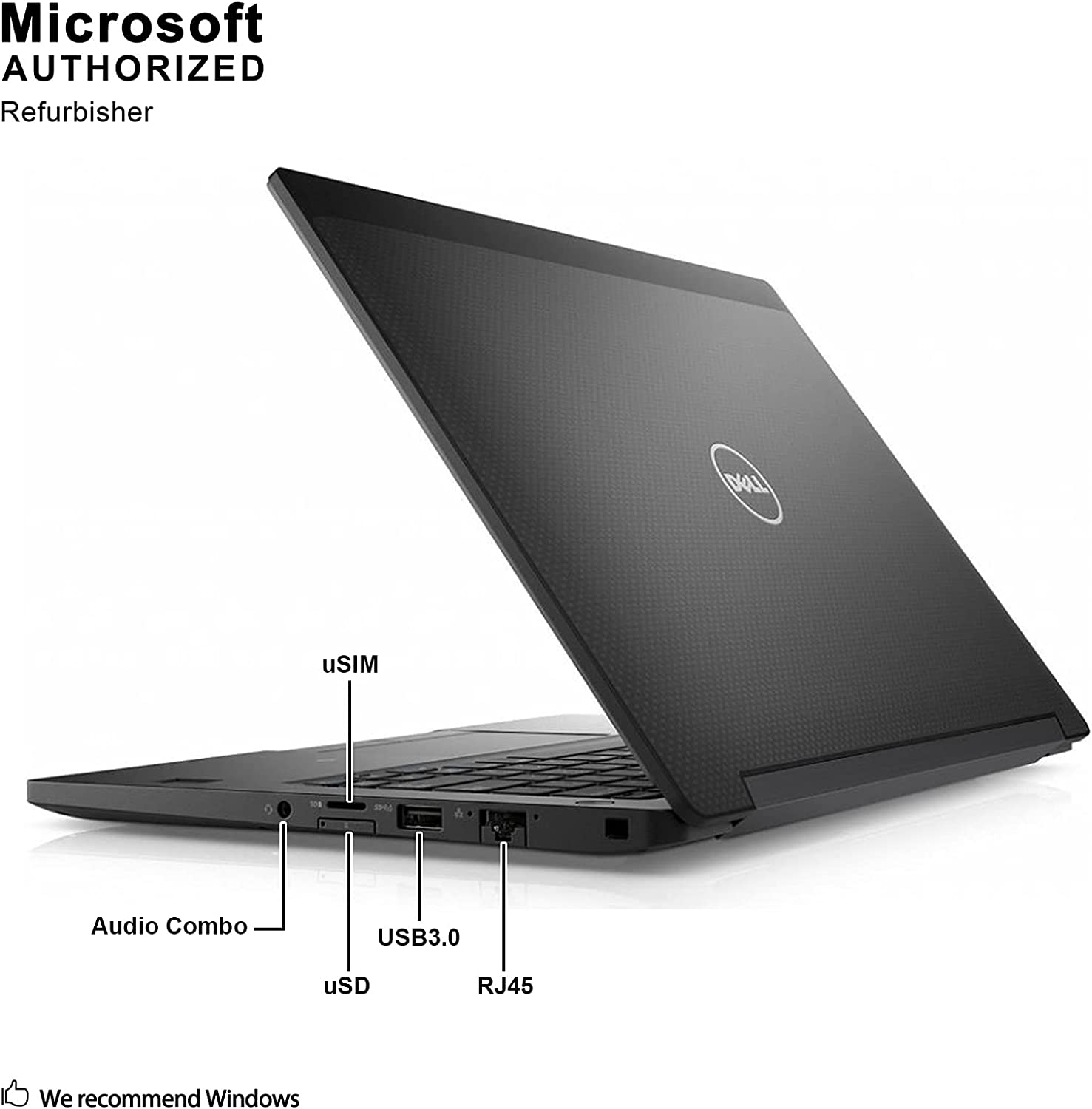 Laptop Dell Latitude 7280 Core i5 Kaby lake 7300U 2.6Ghz | 16GB | 256GB SSD | 12.5inch | Intel® HD graphics 620